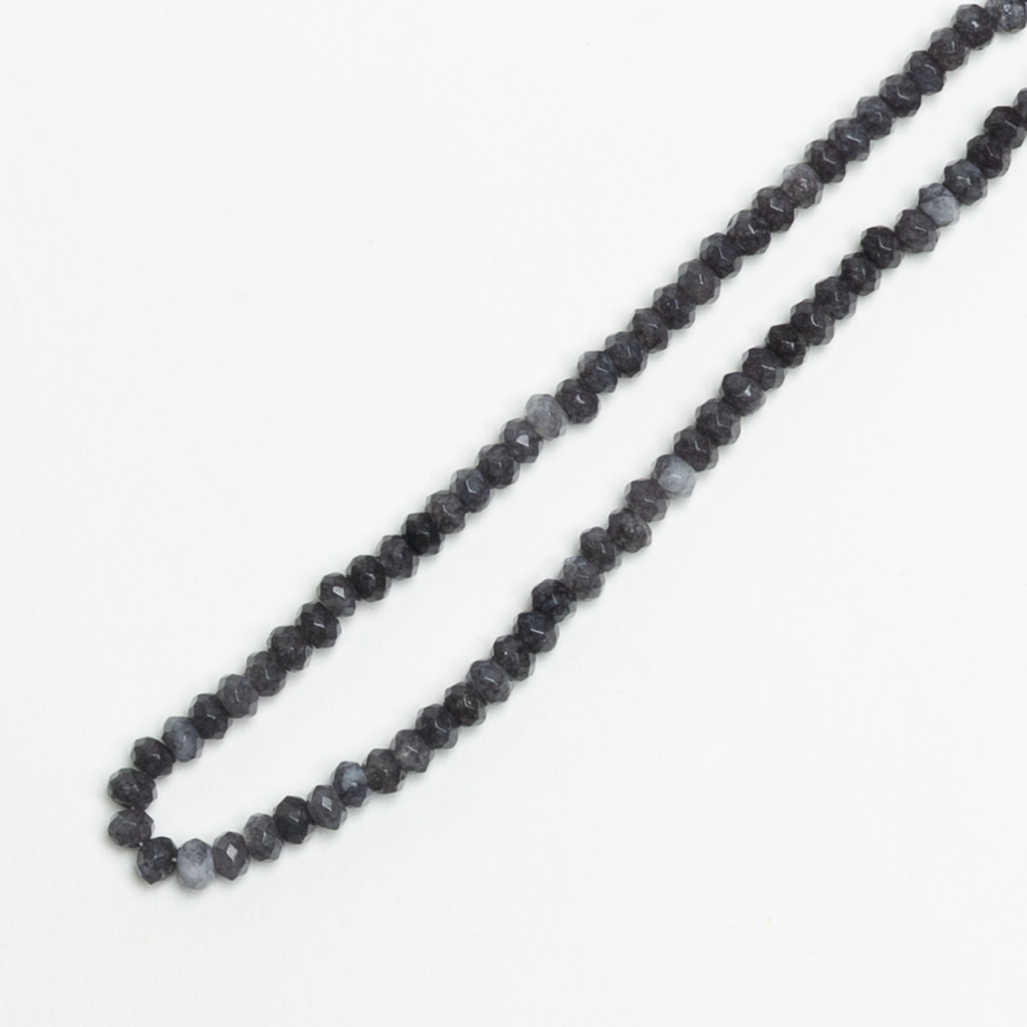 Lekha Crystal Necklace - Grey Onyx