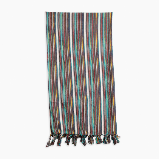 Turkish Towels - Turquoise Stripe