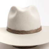 Custom Feather Hat Band - Smooth Chukar Partridge