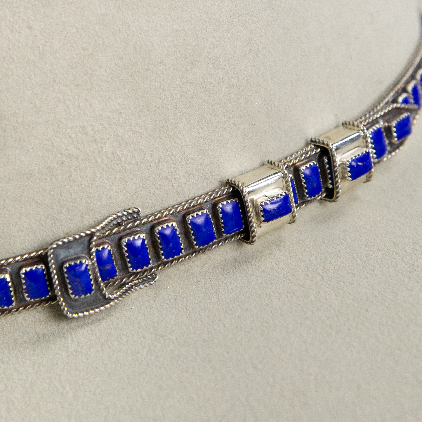 Blue Lapis Sterling Silver Hat Band