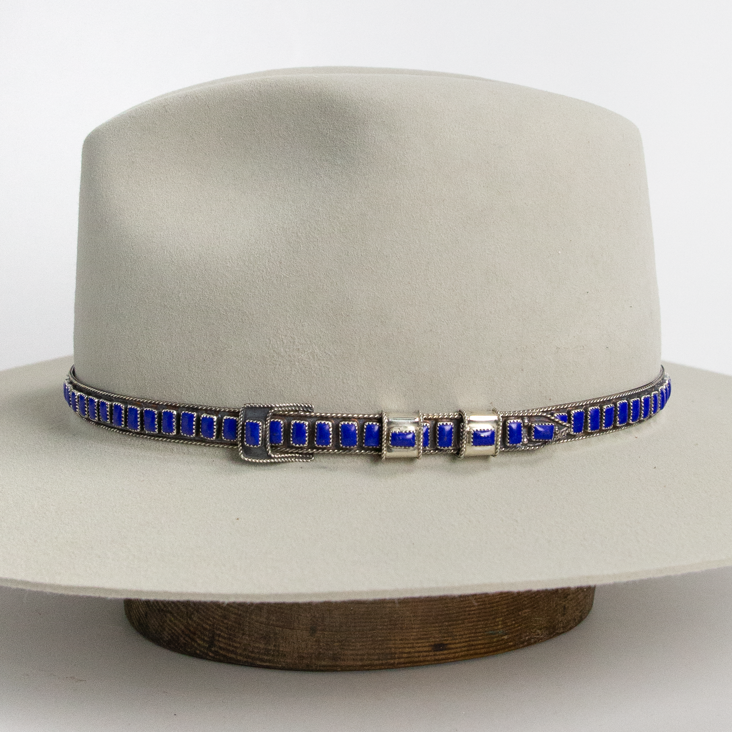 Blue Lapis Sterling Silver Hat Band