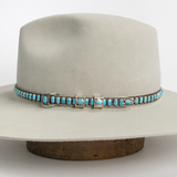 Turquoise Sterling Silver Hat Band
