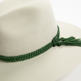Nylon Braided Hat Band - Emerald