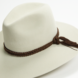 Nylon Braided Hat Band - Brown