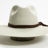 Nylon Braided Hat Band - Brown