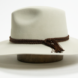 Nylon Braided Hat Band - Brown