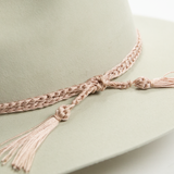 Nylon Cadeneta Hat Band - Pink