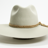 Nylon Cadeneta Hat Band - Gold