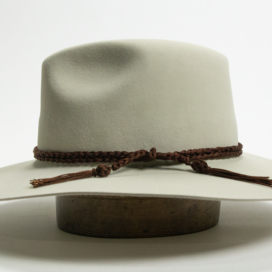 Nylon Cadeneta Hat Band - Brown