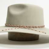 Nylon Knotted Hat Band - Pink