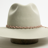 Nylon Knotted Hat Band - Pink