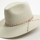 Nylon Knotted Hat Band - Pink