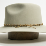 Nylon Knotted Hat Band - Gold