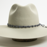 Nylon Knotted Hat Band - Light Blue