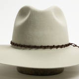 Nylon Knotted Hat Band - Brown