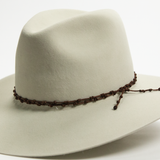 Nylon Knotted Hat Band - Brown