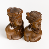 Wooden Indigenous Man Sculpture
