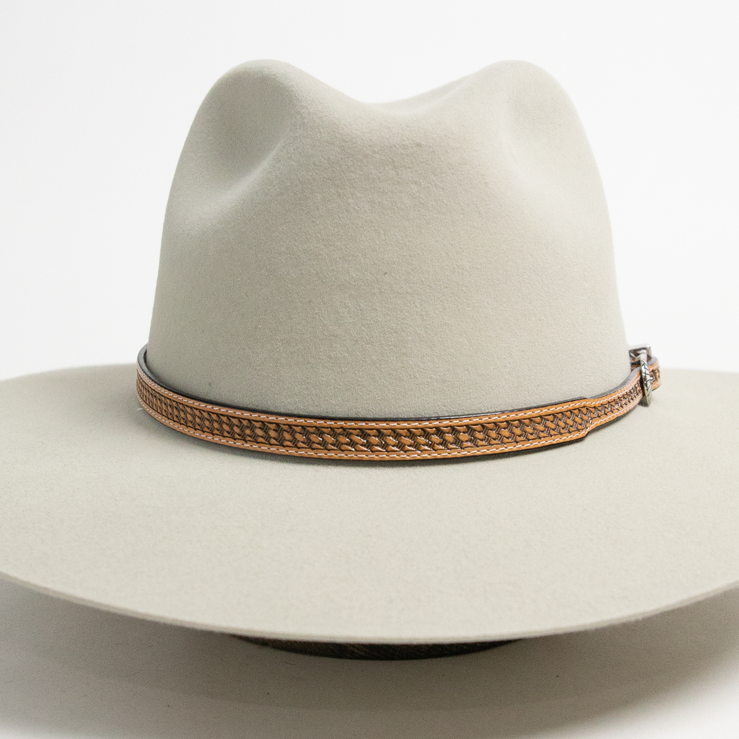 Leather Buckle Hat Band - Veg Tan