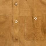 Lekha Unisex Suede Shirt - Tan