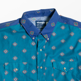 Colorblock Aztec Western Shirt
