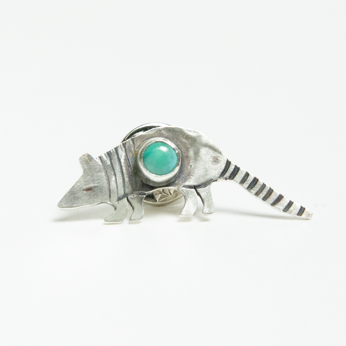 Turquoise Armadillo Pin