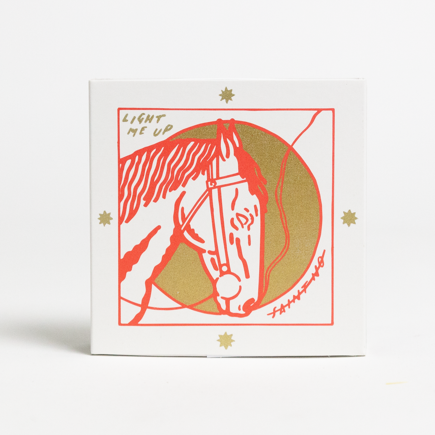 Archivist Square Matchbox - Horse's Head