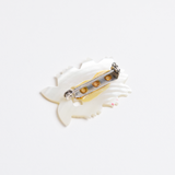 Mother of Pearl Rose Pin