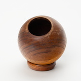 Wooden Sphere Planter