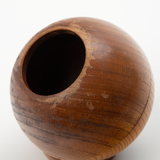 Wooden Sphere Planter