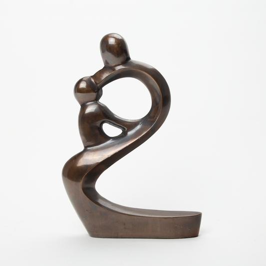 Modern Mother and Child Sculpture