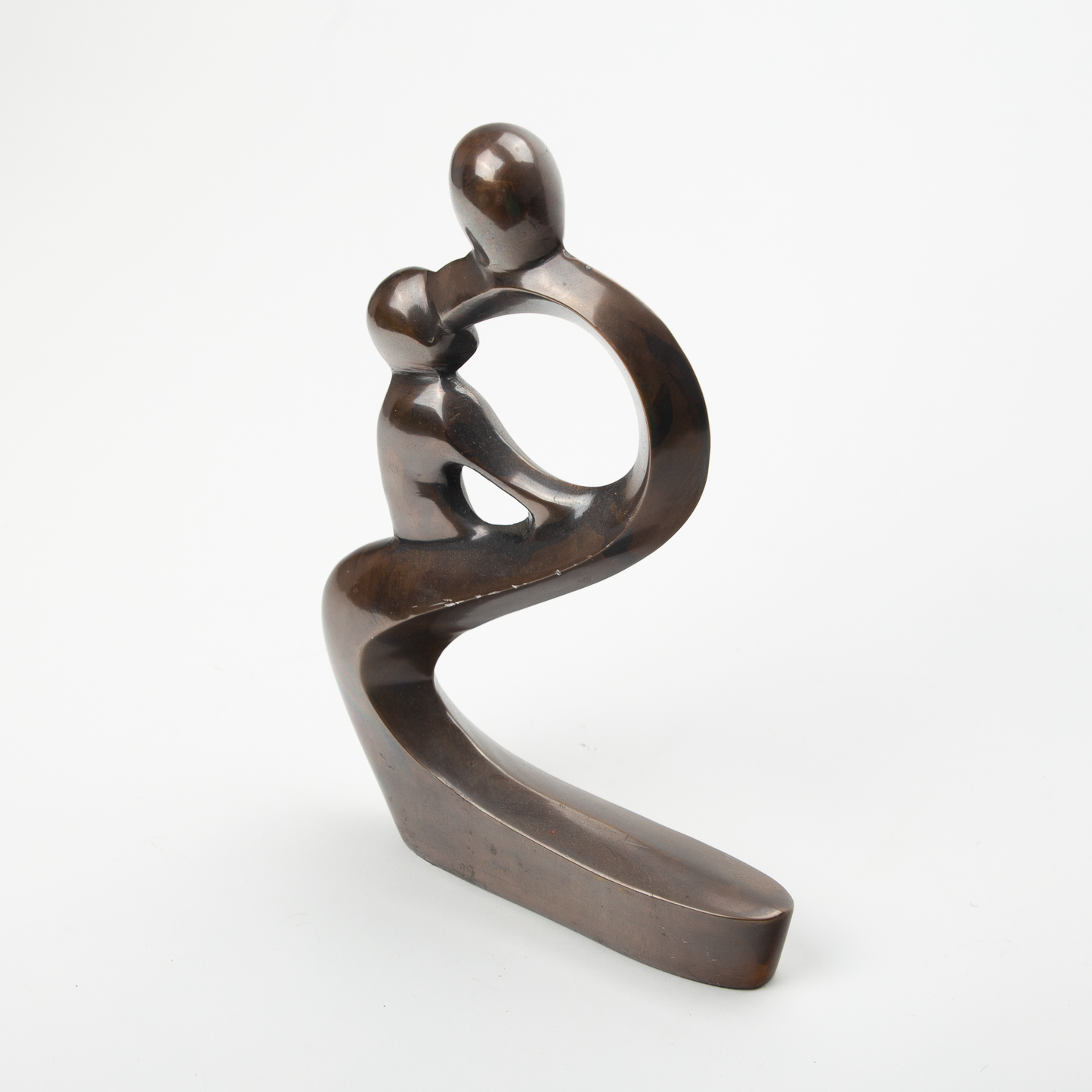 Modern Mother and Child Sculpture