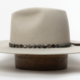 Dark Faceted Shell Hat Band