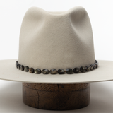 Dark Faceted Shell Hat Band