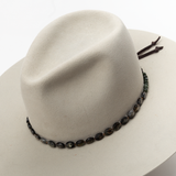 Dark Faceted Shell Hat Band