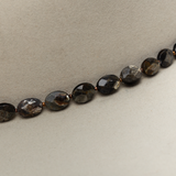 Dark Faceted Shell Hat Band
