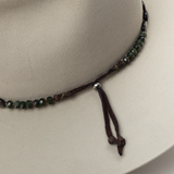 Dark Faceted Shell Hat Band