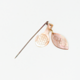 Shell Charm Stick Pin