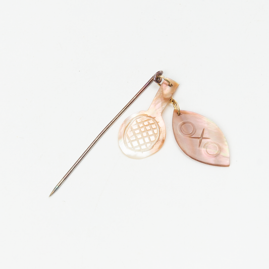 Shell Charm Stick Pin