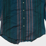Vintage 90s Wrangler Striped Long Sleeve Button Up