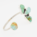 RS Turquoise Flower Cuff