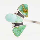 RS Turquoise Flower Cuff