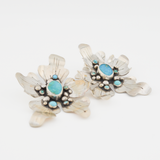 RS Turquoise Mountain + Campitos Turquoise Flower Earrings