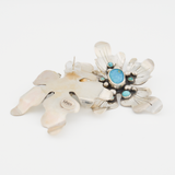 RS Turquoise Mountain + Campitos Turquoise Flower Earrings