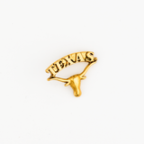 Vintage Pin - Gold Longhorn