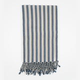 Large Turkish Towel - Blue Stripe