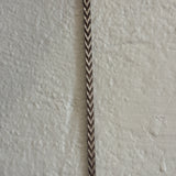 Sterling Silver Italian Chevron Bracelet