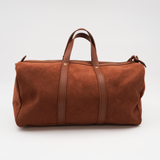 Leather Duffle Bag - Rough Out Suede