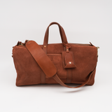 Leather Duffle Bag - Rough Out Suede