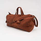 Leather Duffle Bag - Rough Out Suede