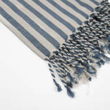 Large Turkish Towel - Blue Stripe